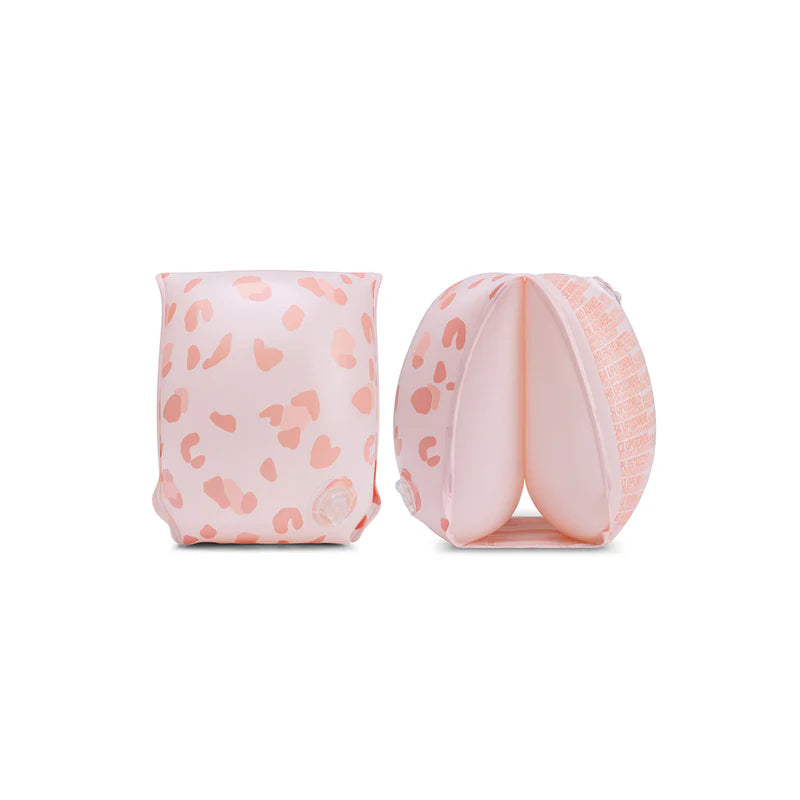 Brassard Léopard Vieux Rose