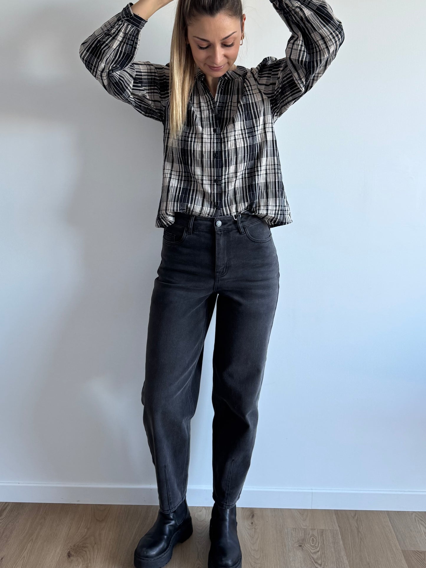 Jean gris Wid Waisted OBJSAVA