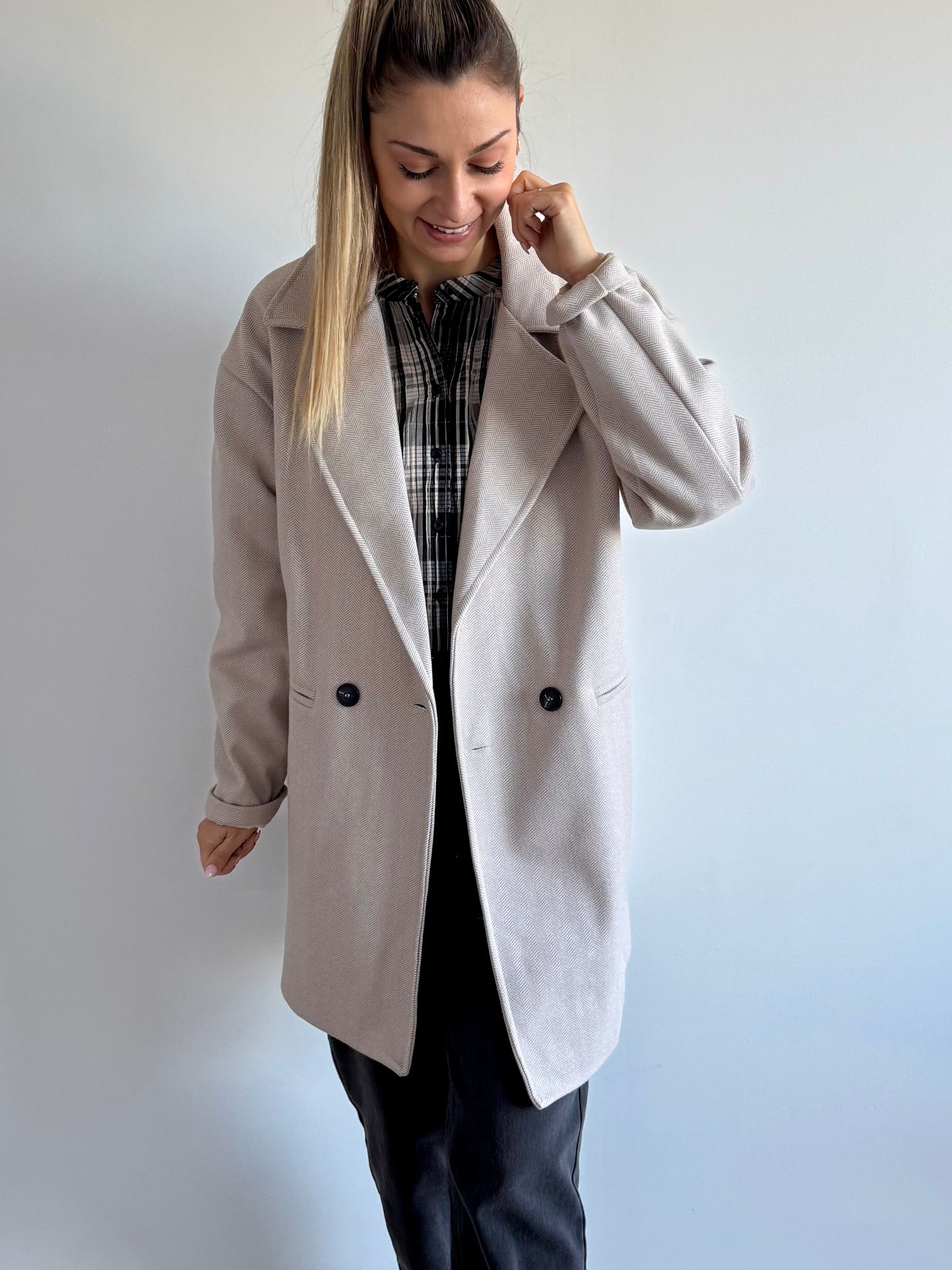 Manteau beige Coline