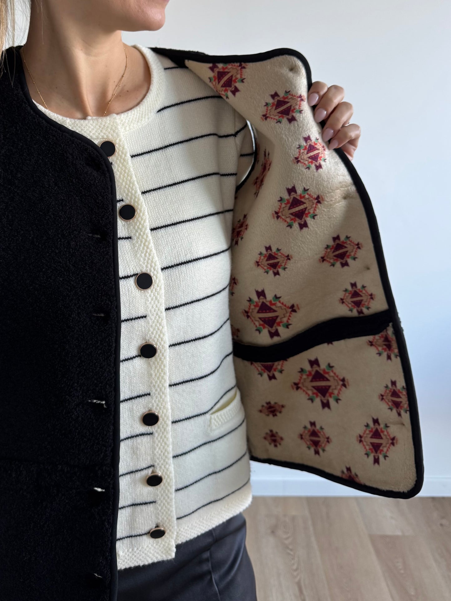 Veste sans manche VITA noire