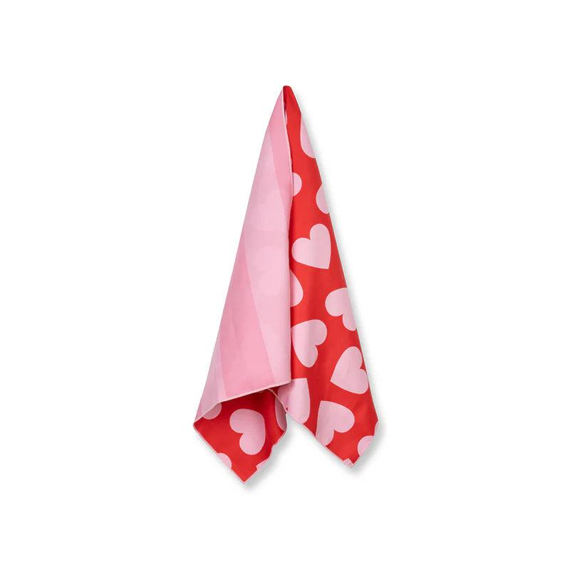 Serviette microfibre enfant Coeur