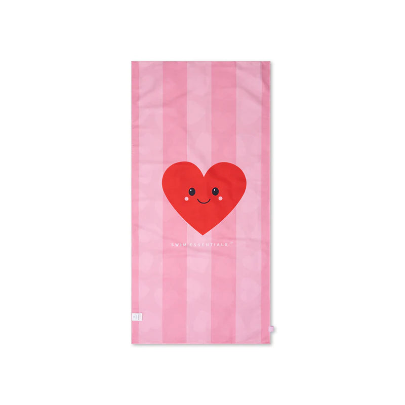 Serviette microfibre enfant Coeur