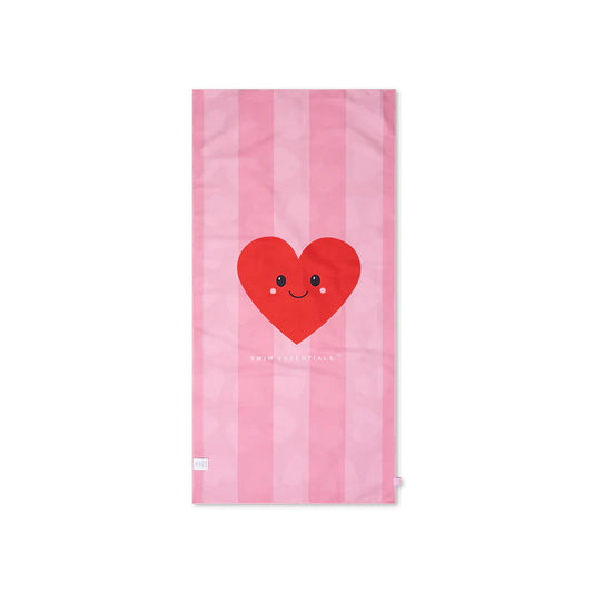Serviette microfibre enfant Coeur