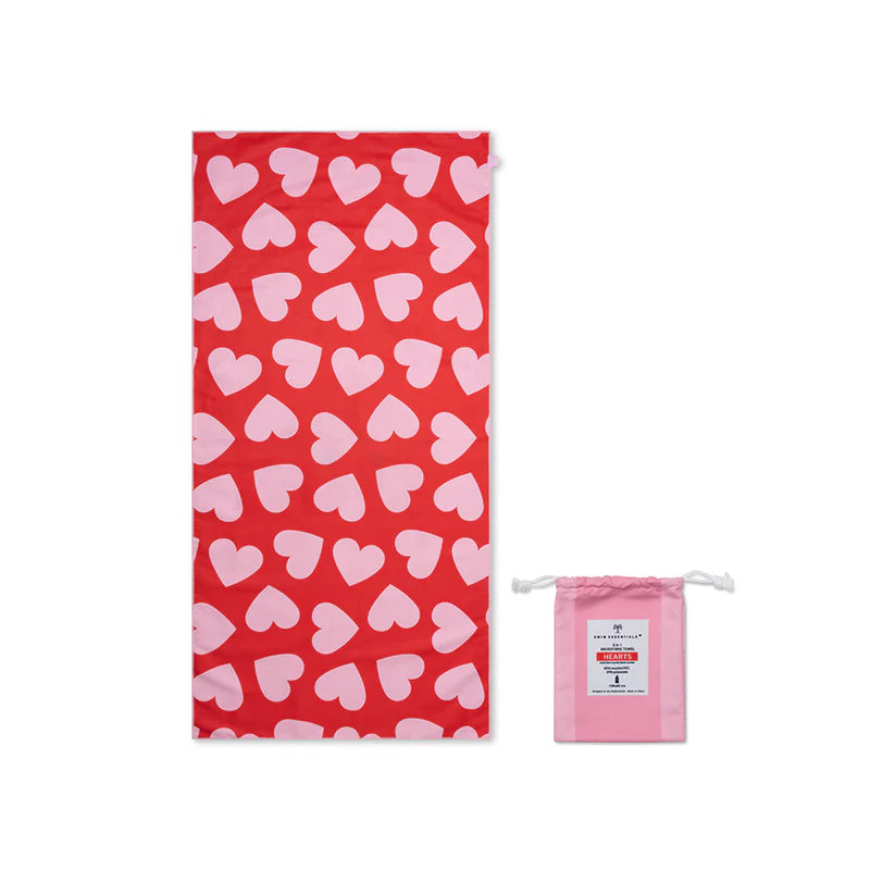 Serviette microfibre enfant Coeur