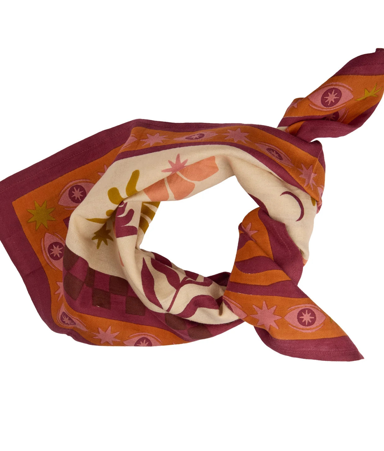 Foulard moyen - Women power pétale