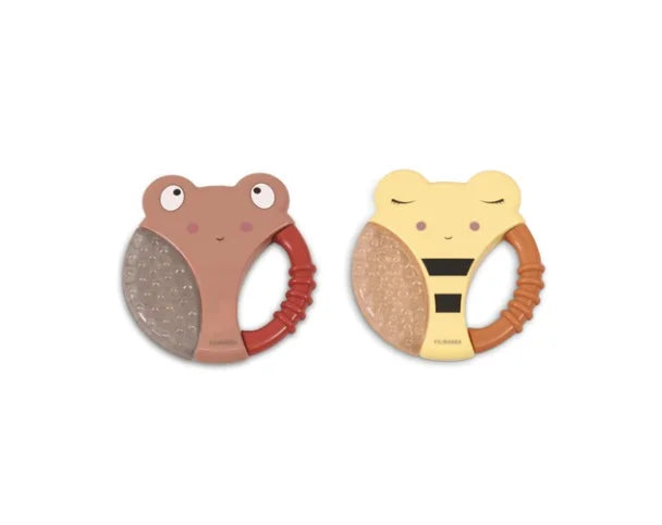 Anneau de dentition rafraîchissant Animaux Pack x 2