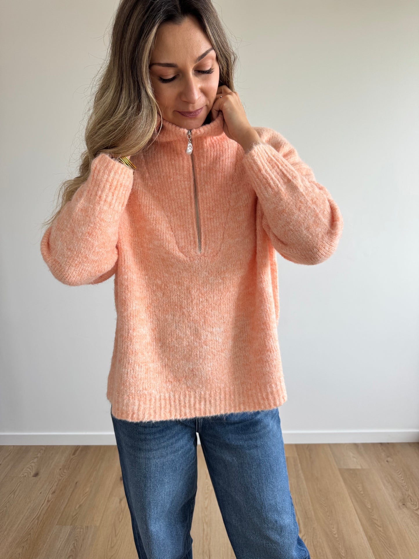 Pull Perla Abricot