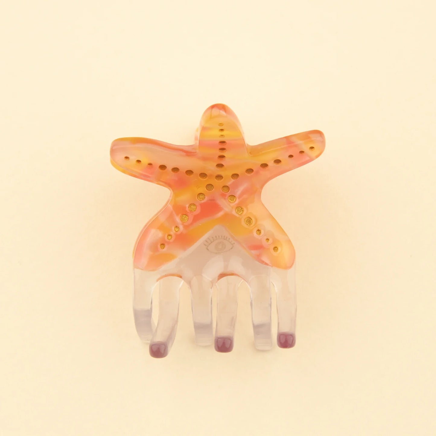 Mini pince à cheveux étoile de mer