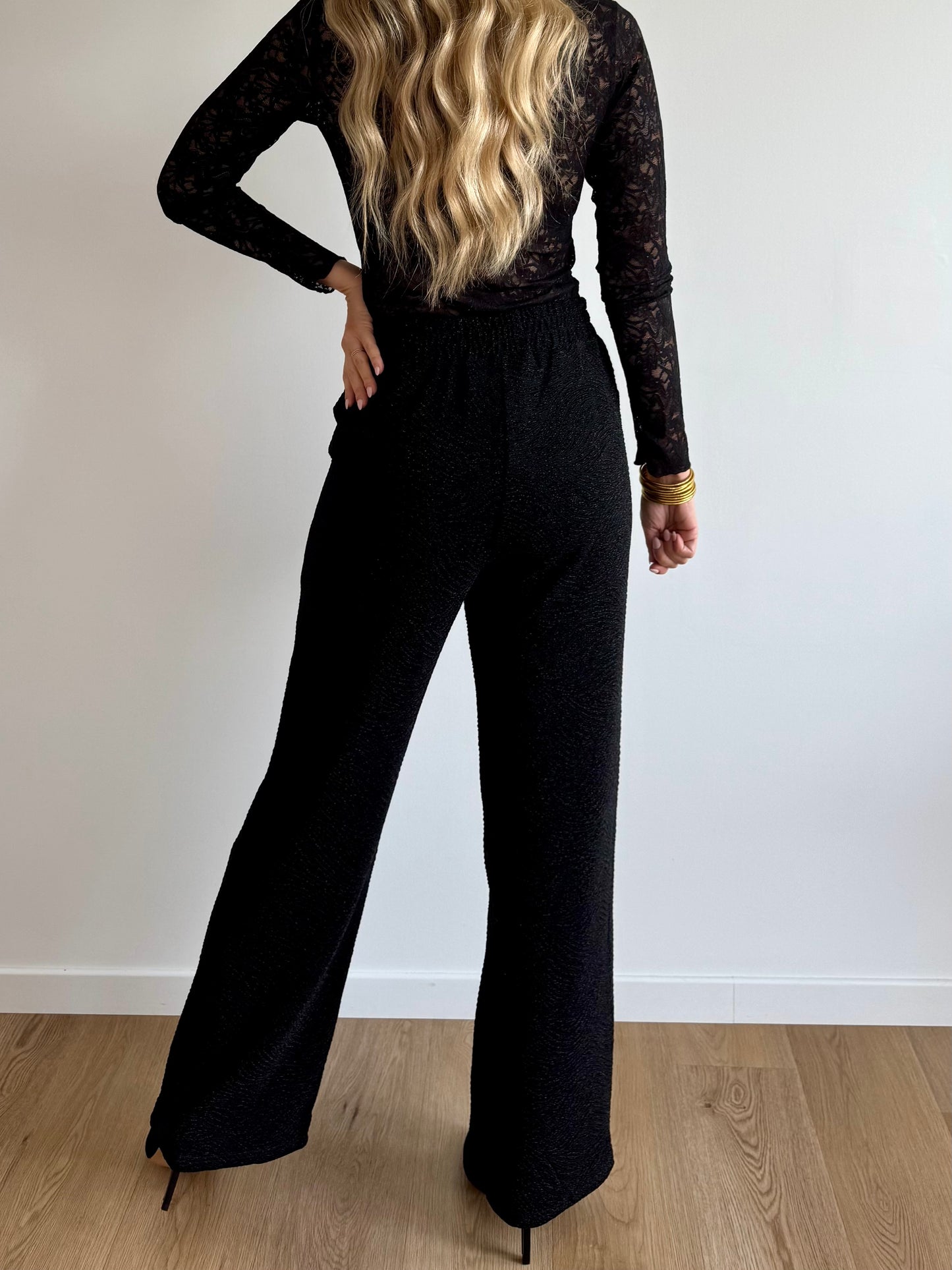 Pantalon noir pailletté INAREEN