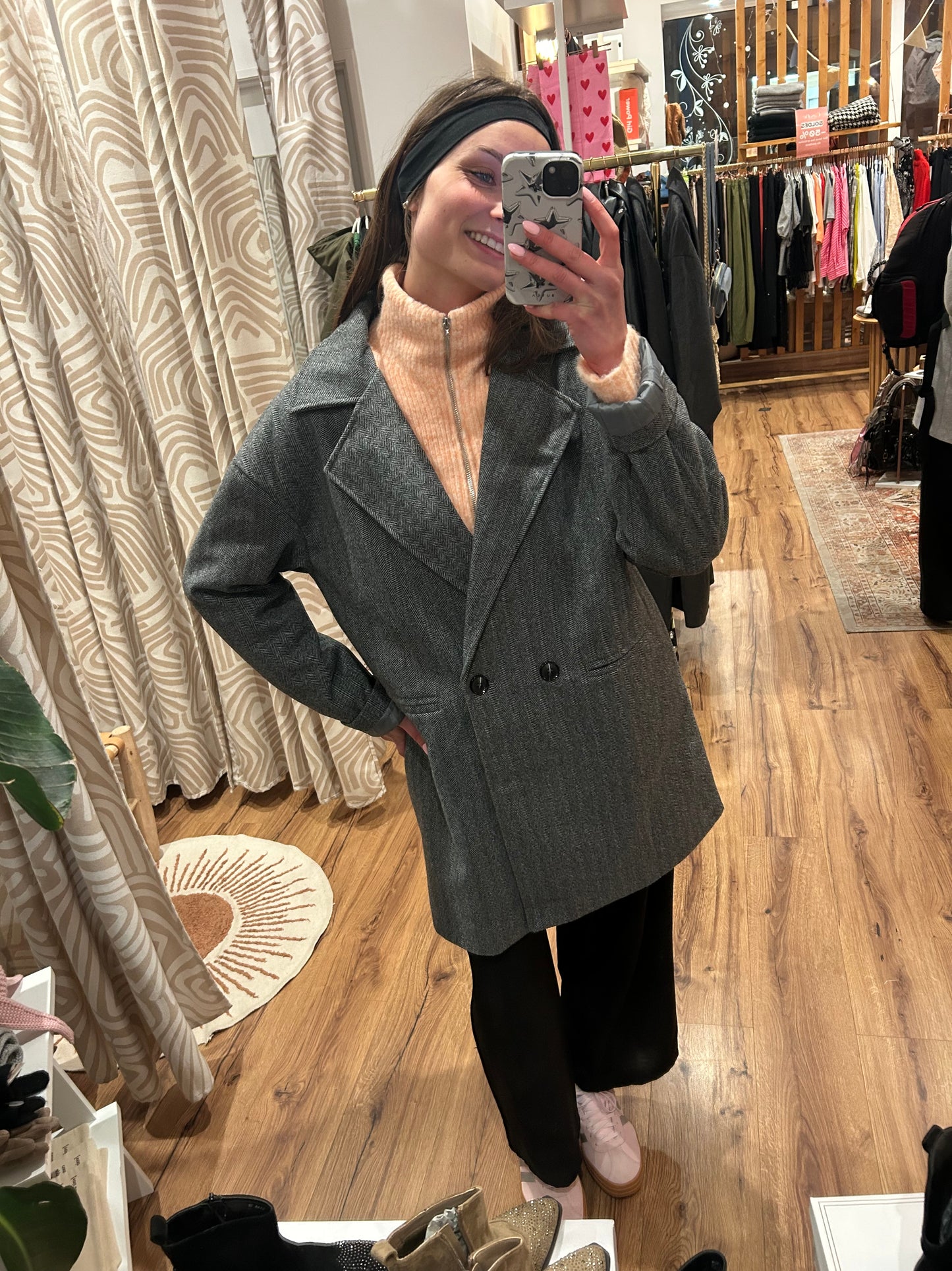 Manteau Gris Coline