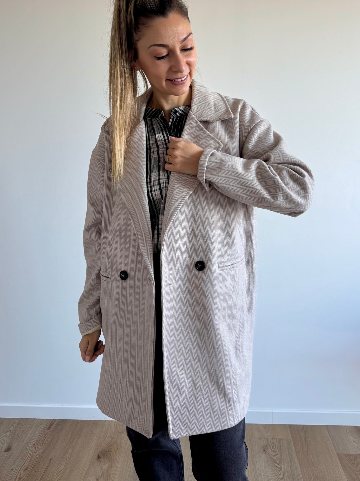 Manteau beige Coline