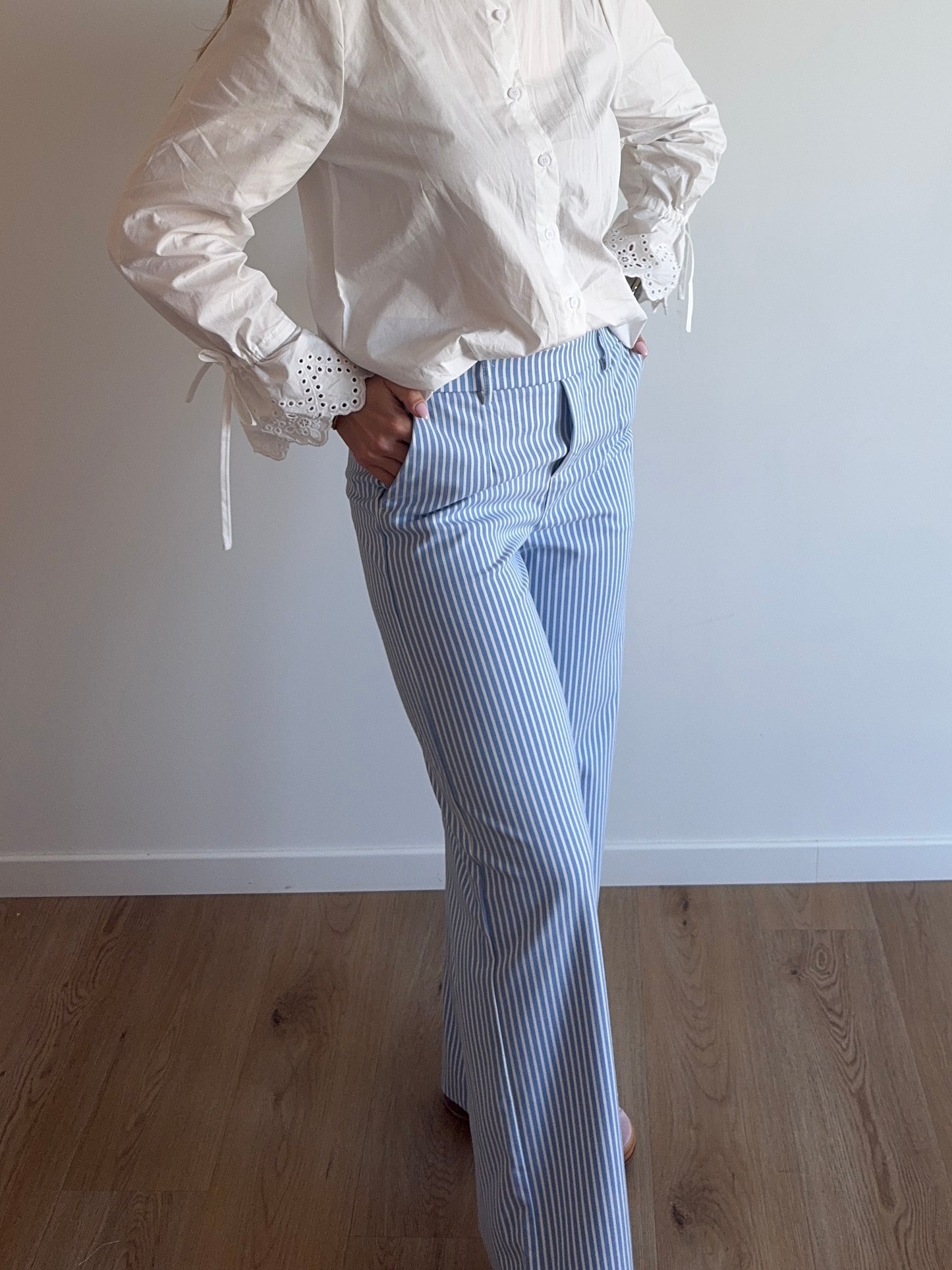 Pantalon Lisa wide Cornflower