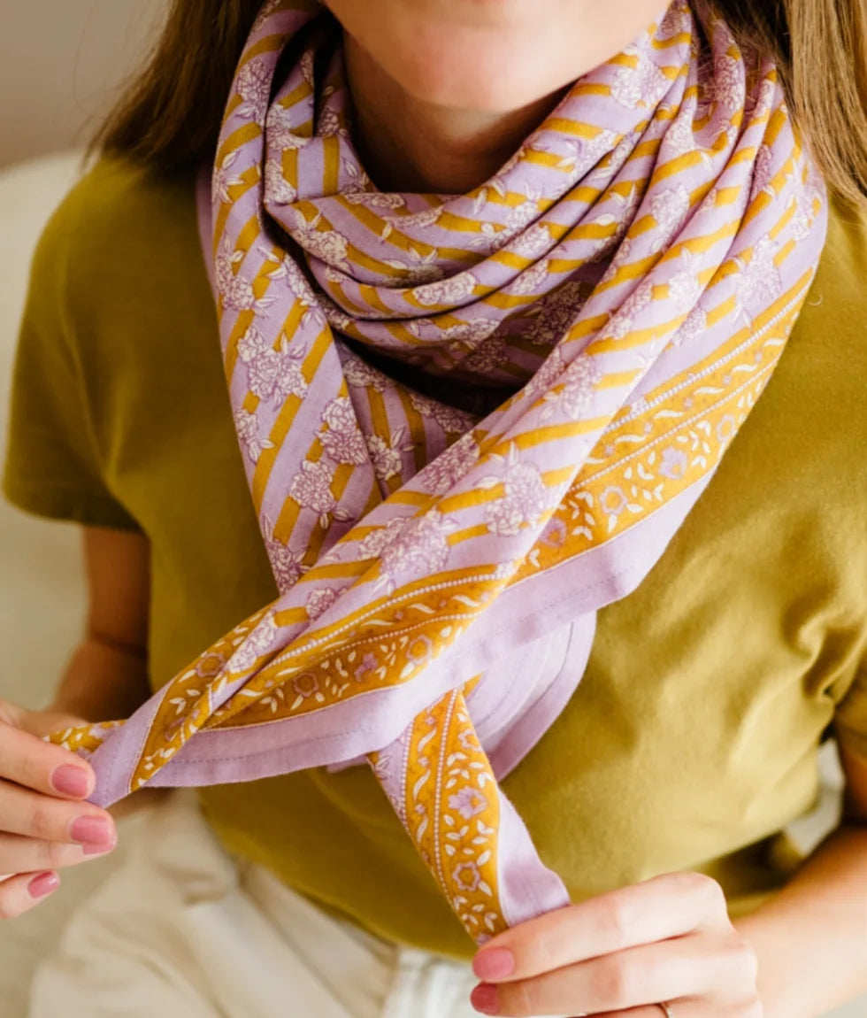 Foulard Mona parme