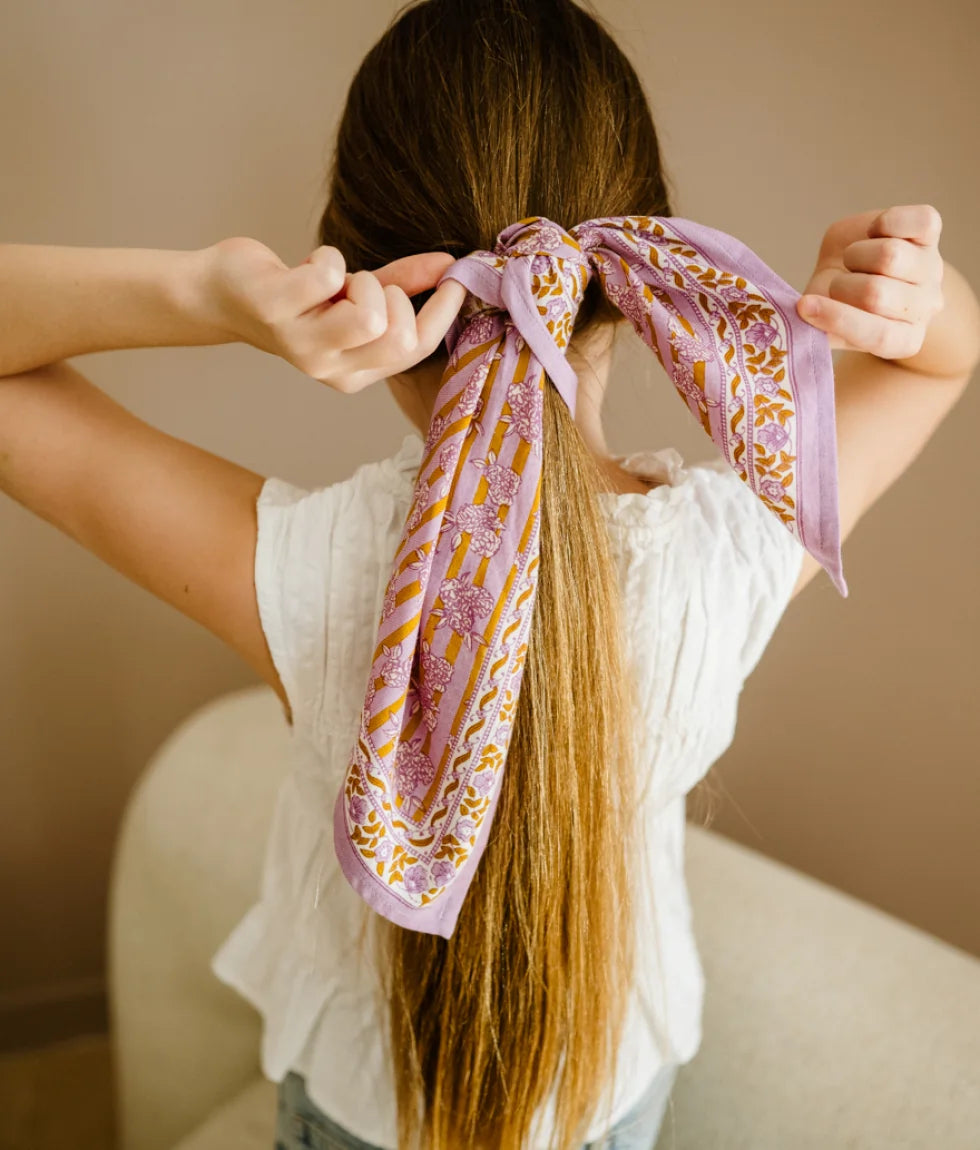 Foulard Mona parme