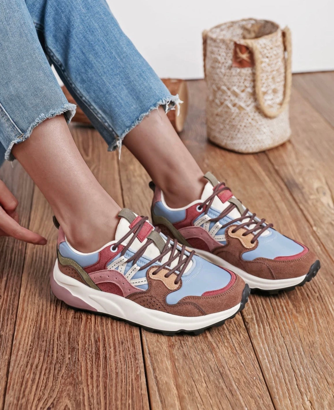 Baskets Chunki Bleu