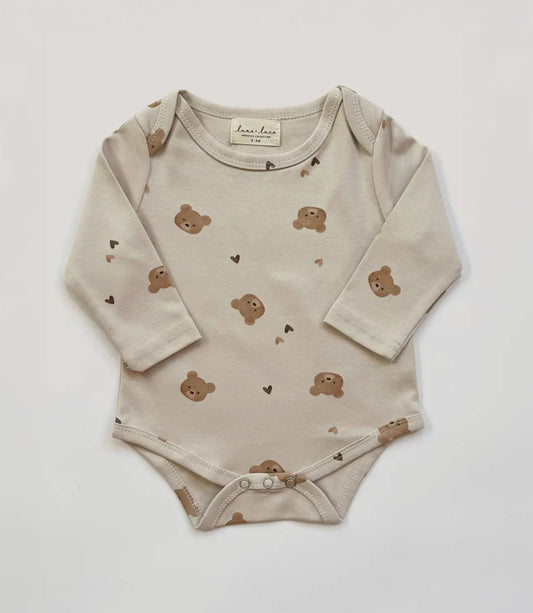 Body bébé Petits Amis Ours Avoine