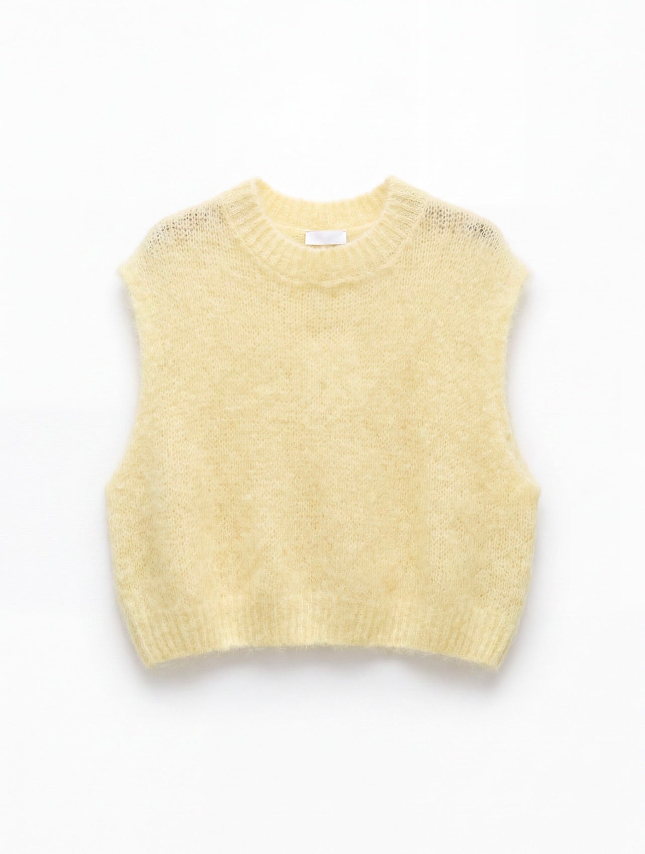 Marcel 80% kid mohair - Jaune Pastel