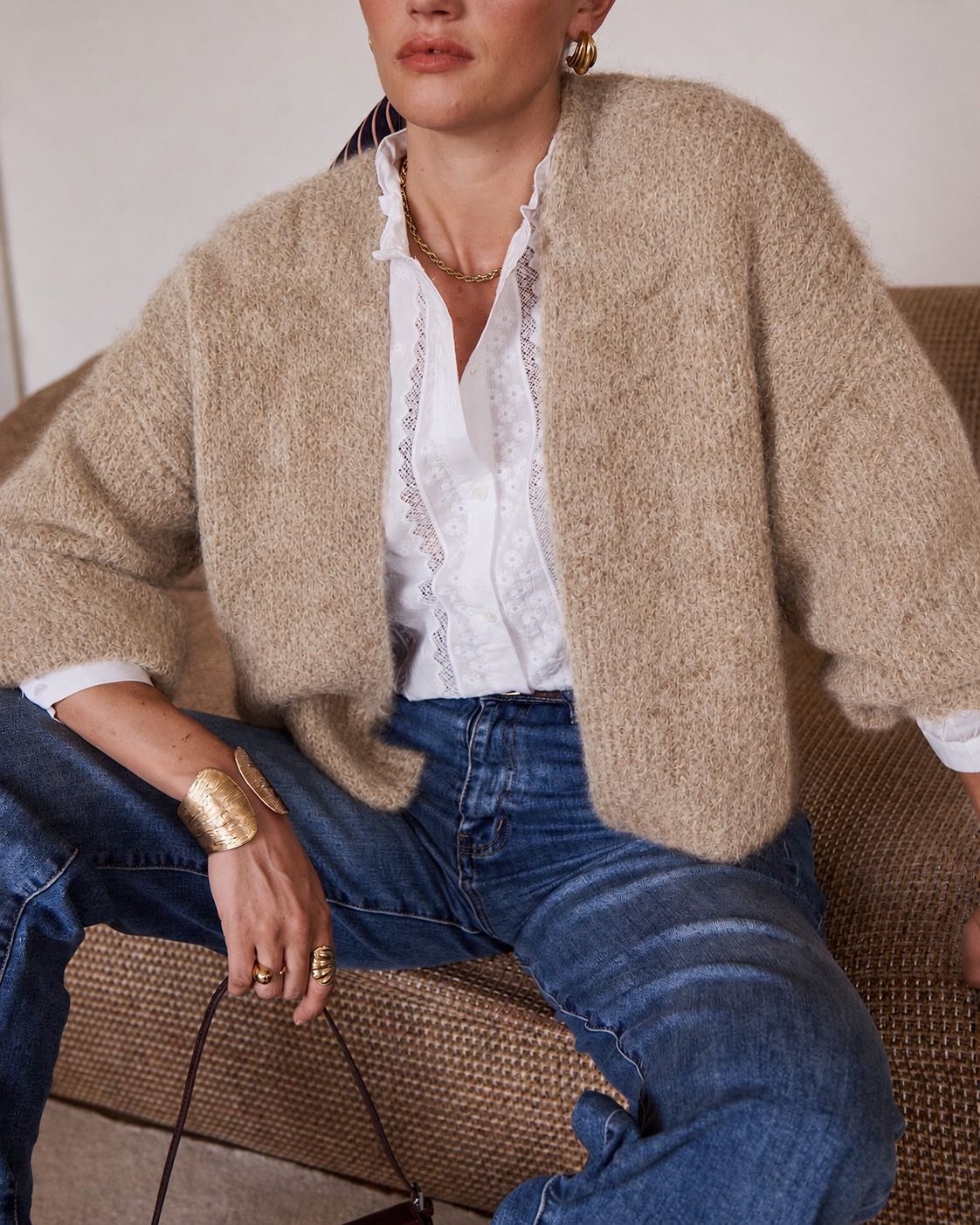 Gilet Opaline - Beige