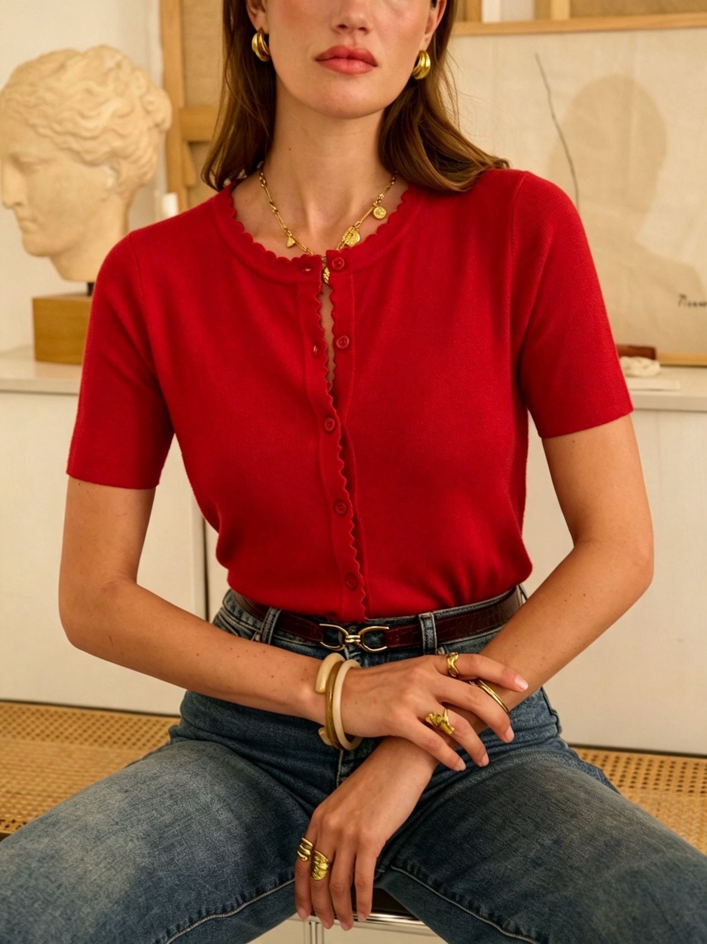 Top Ondine Rouge