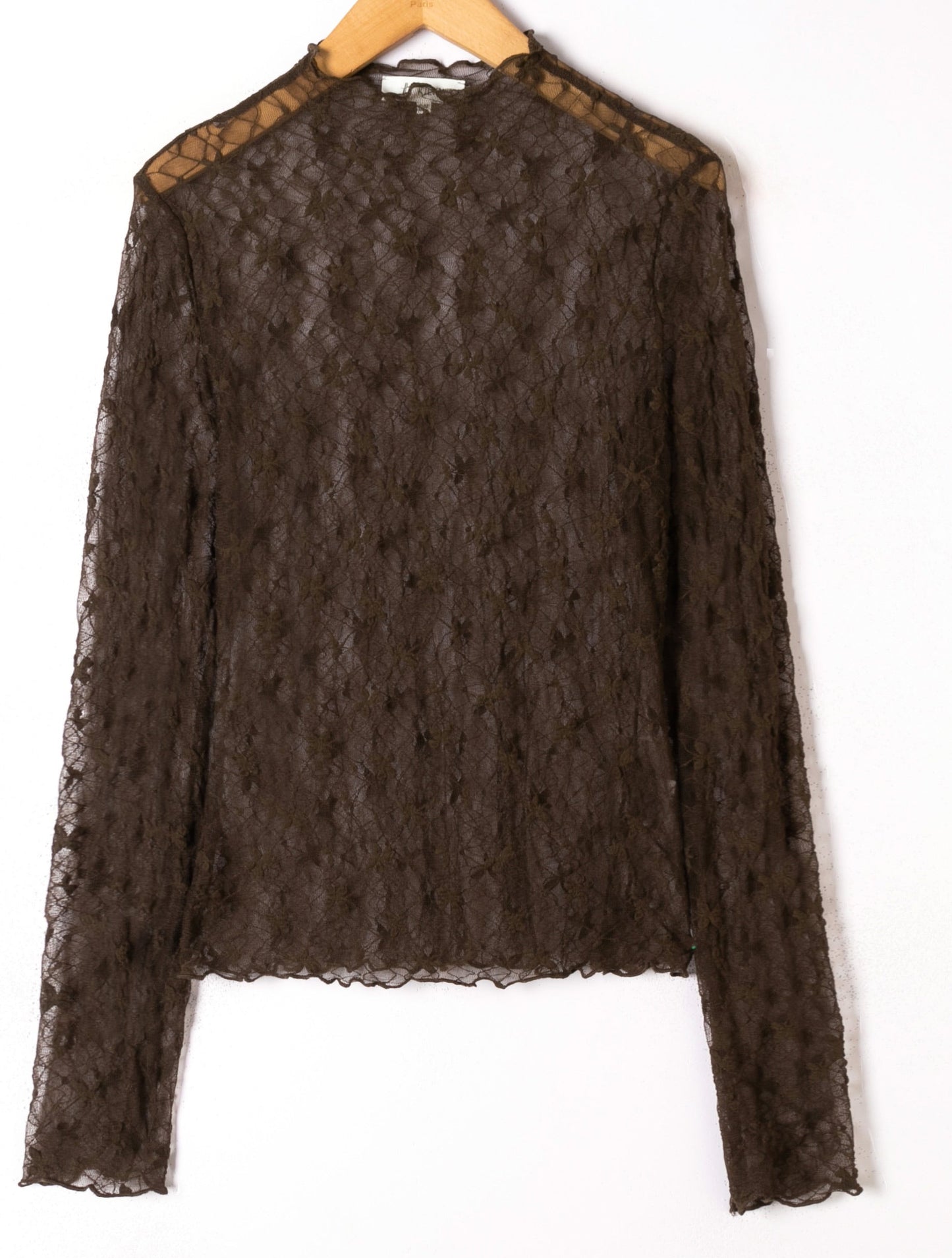 Top dentelle Mina - Choco