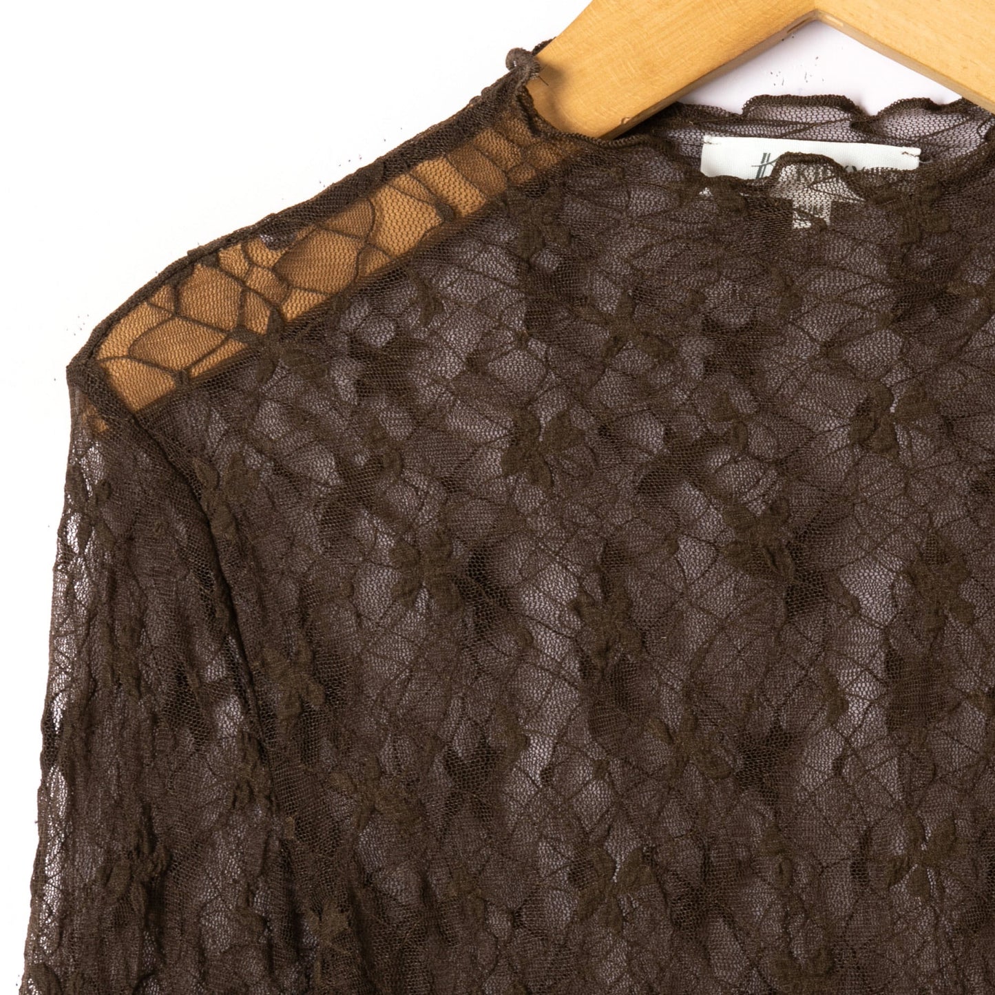 Top dentelle Mina - Choco