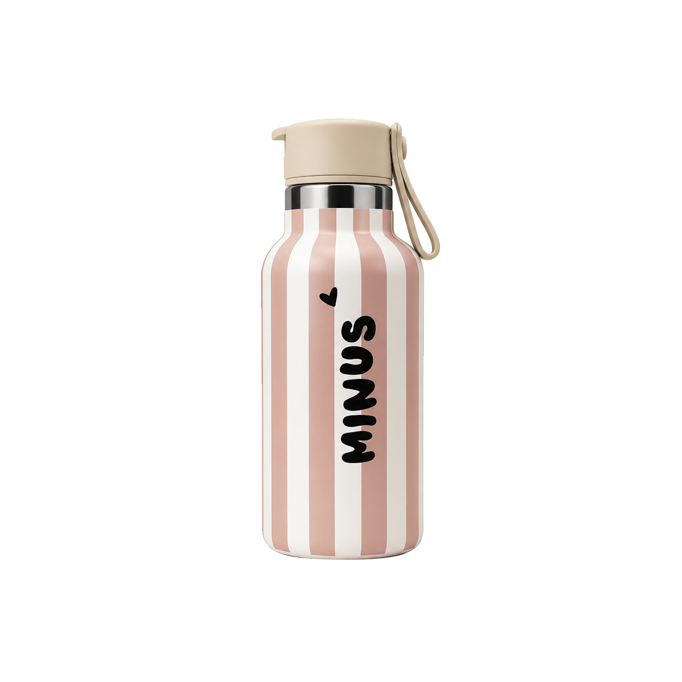 Gourde Stripes rose