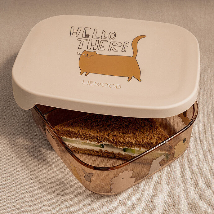 Arthur printed lunchbox cats and dogs