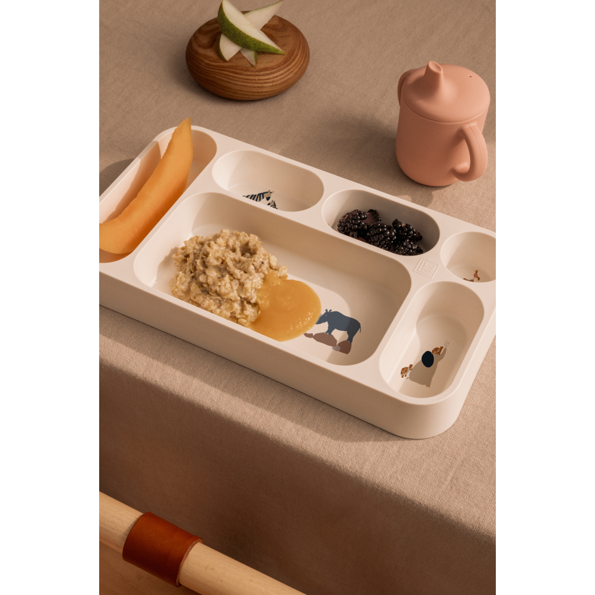 Plateau repas - peach