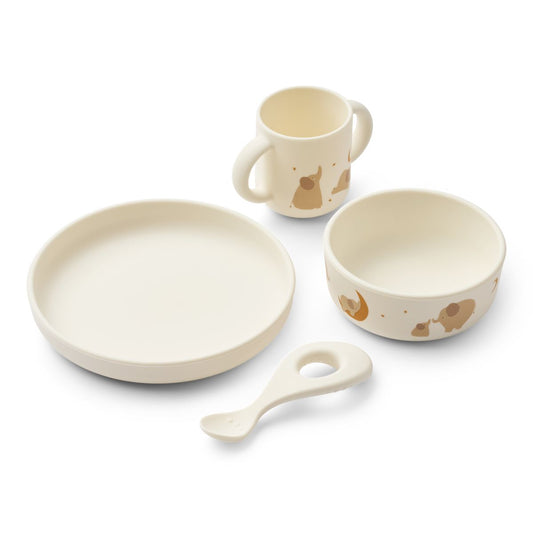Vivi printed tableware set - elephant