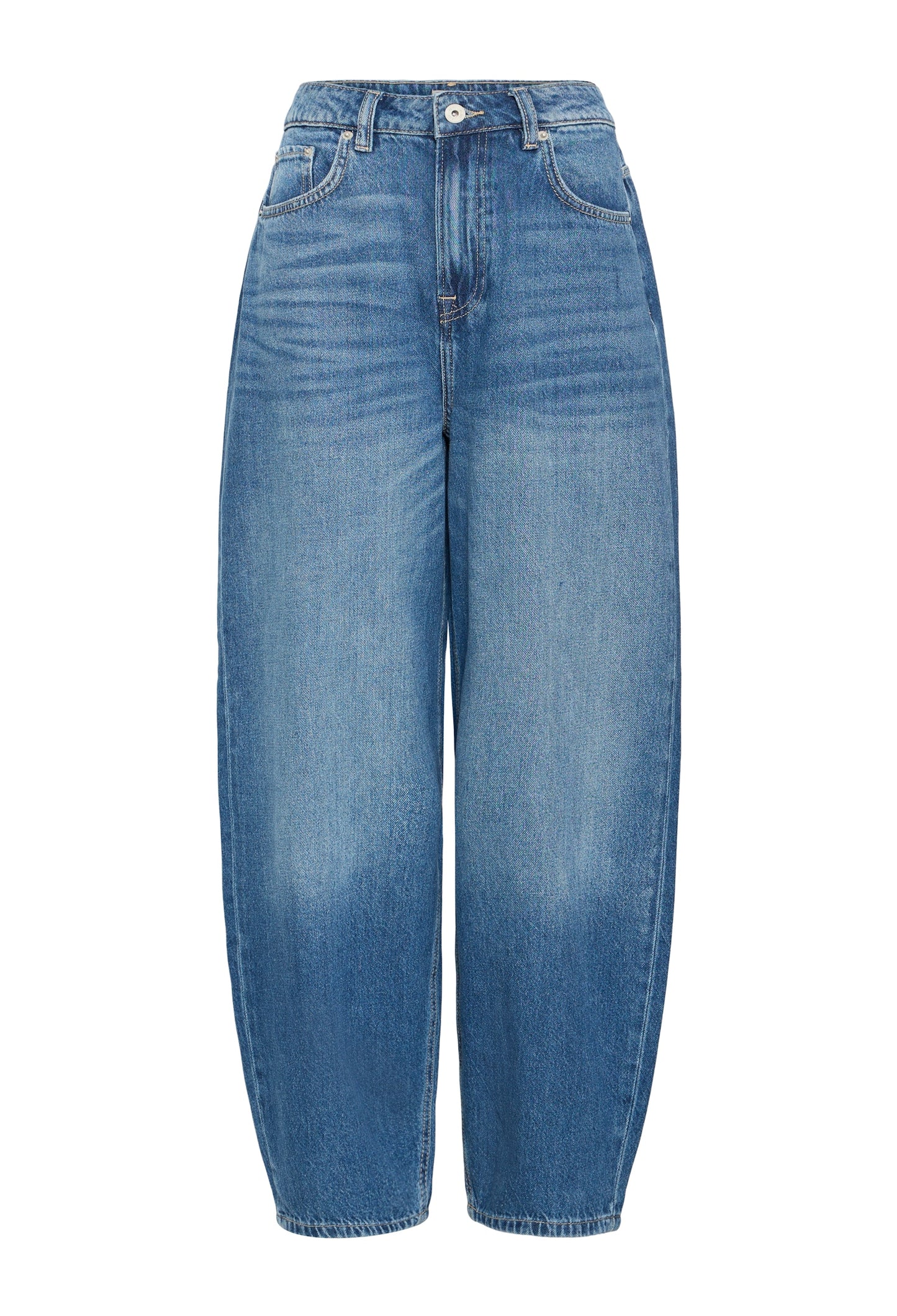 Jeans Barrel Berisel - Washed Médium Blue