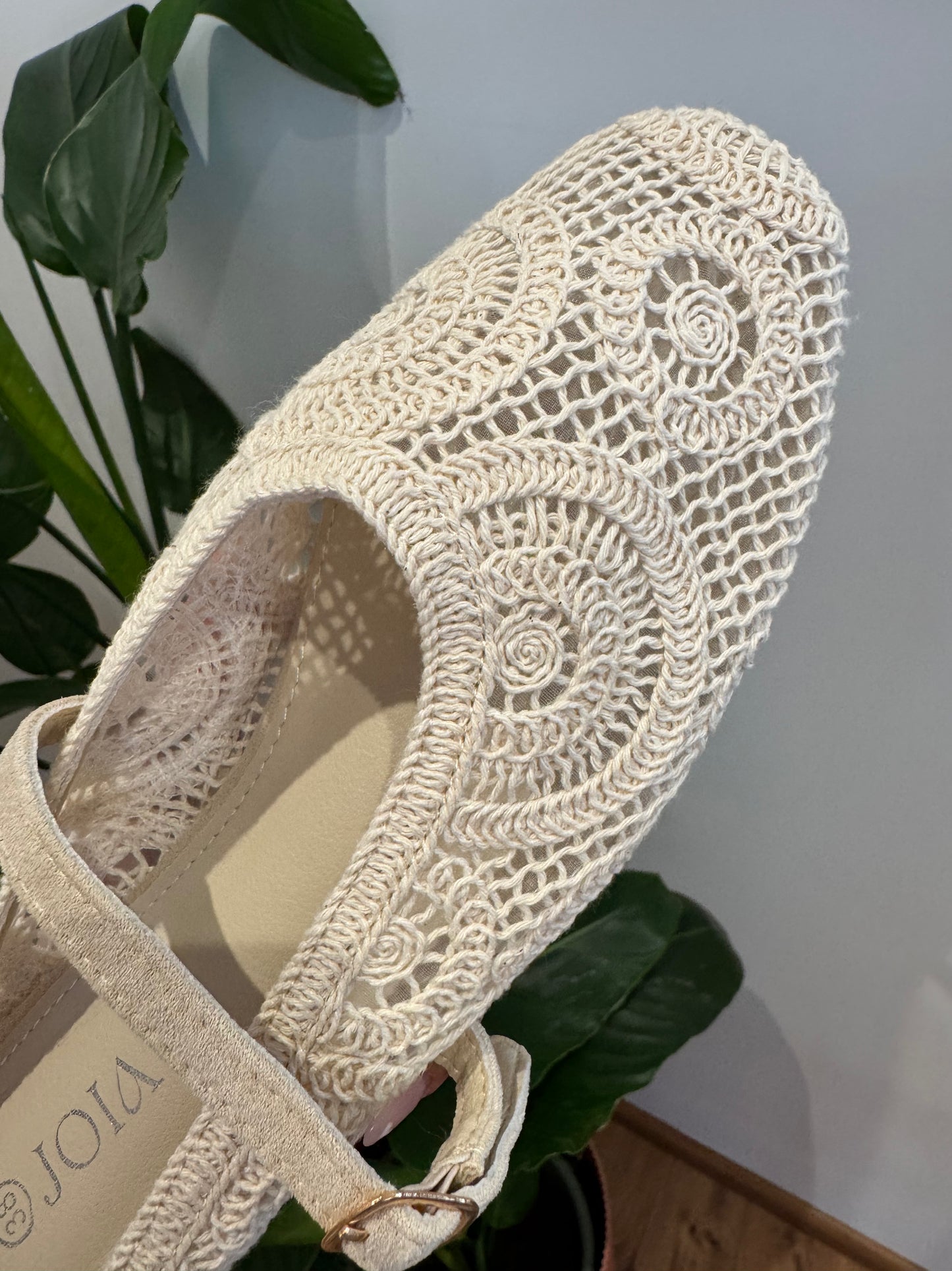 Ballerines mules Crochet