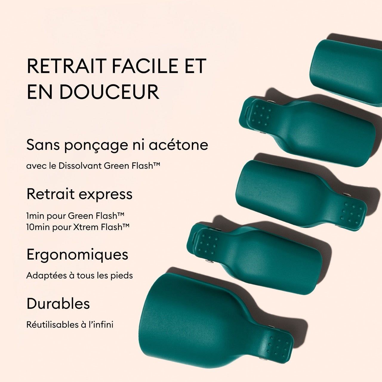 Pinces de retrait pied