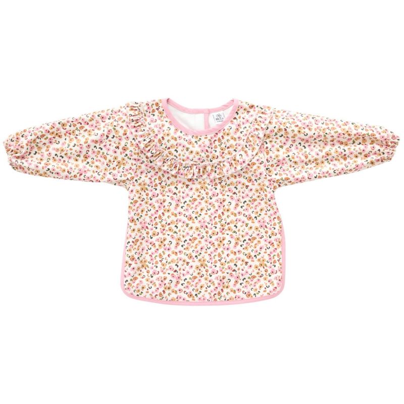 Bavoir-tablier froufrou imperméable léopard