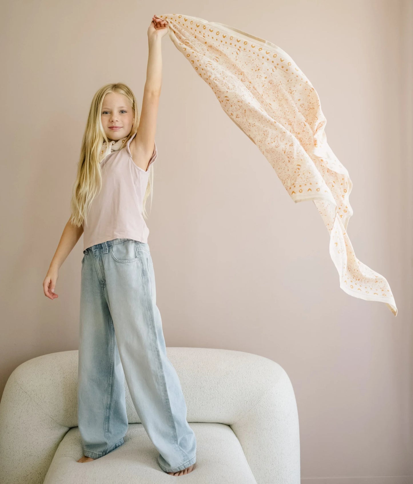 Petit foulard Sarika Poudre