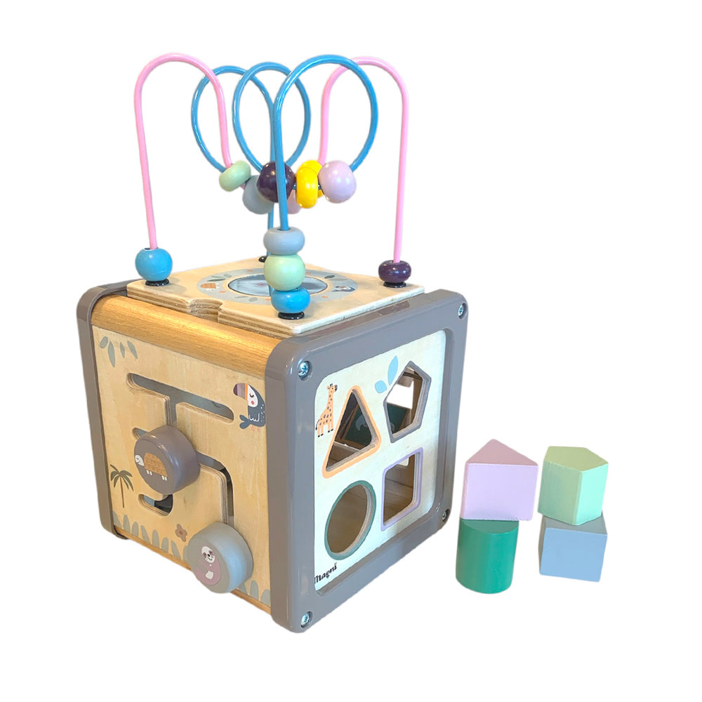 Cube d'activités bois