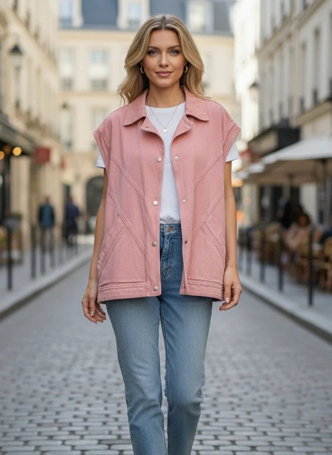 Gilet Shati Rose
