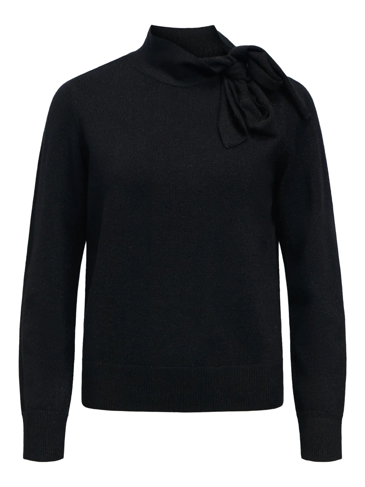 Pull col roulé Thess Noir à paillettes