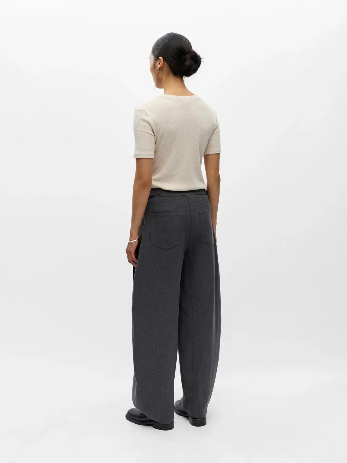 Pantalon Kavin Barrel Dark Grey