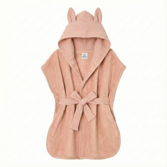 Peignoir lapin en bambou mocha