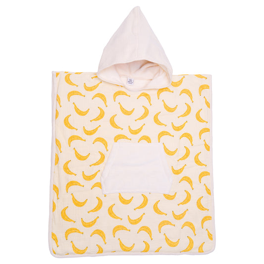 Poncho de bain en bambou Banane