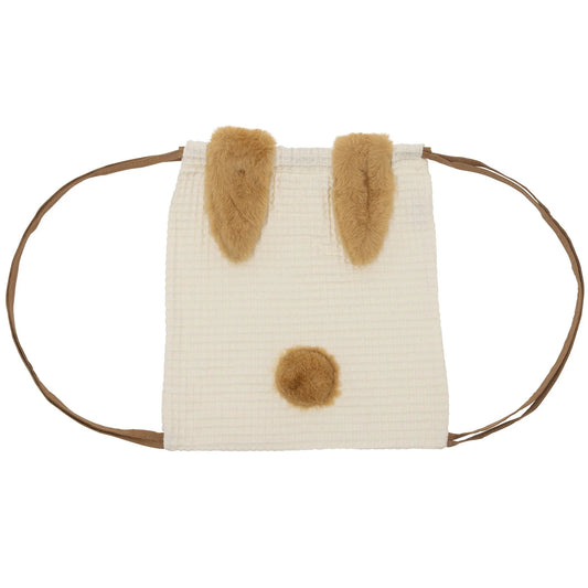 Sac à dos lapin écru