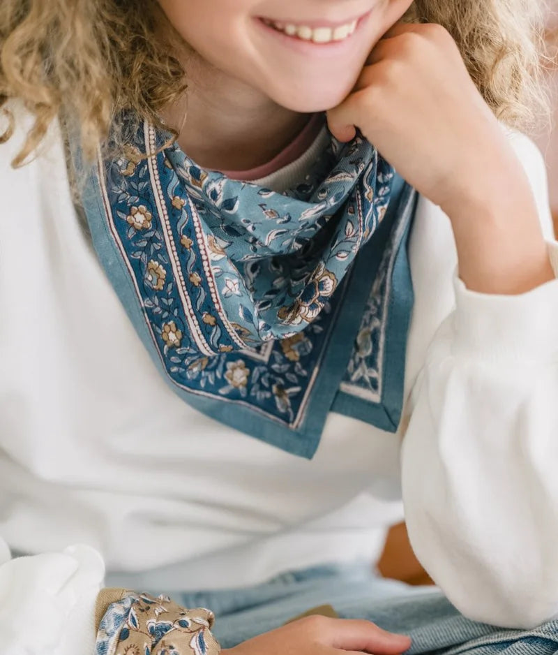 Petit foulard Folk Nuage