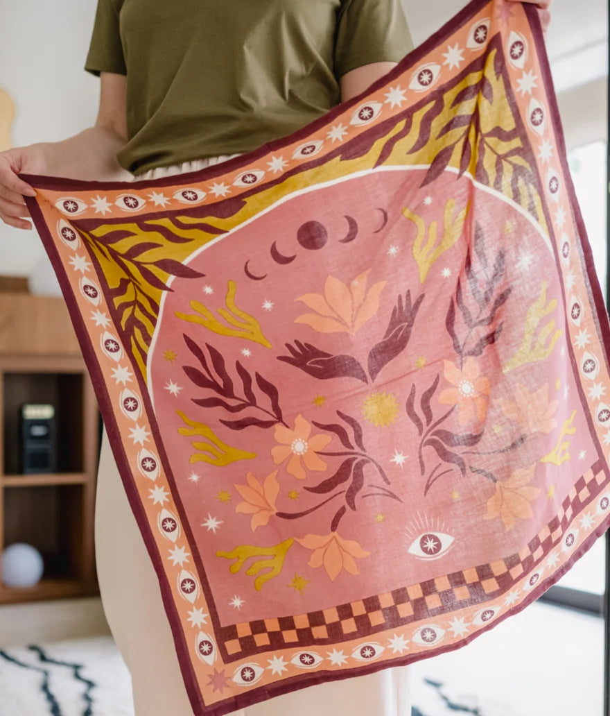 Foulard moyen - Women Power Pink