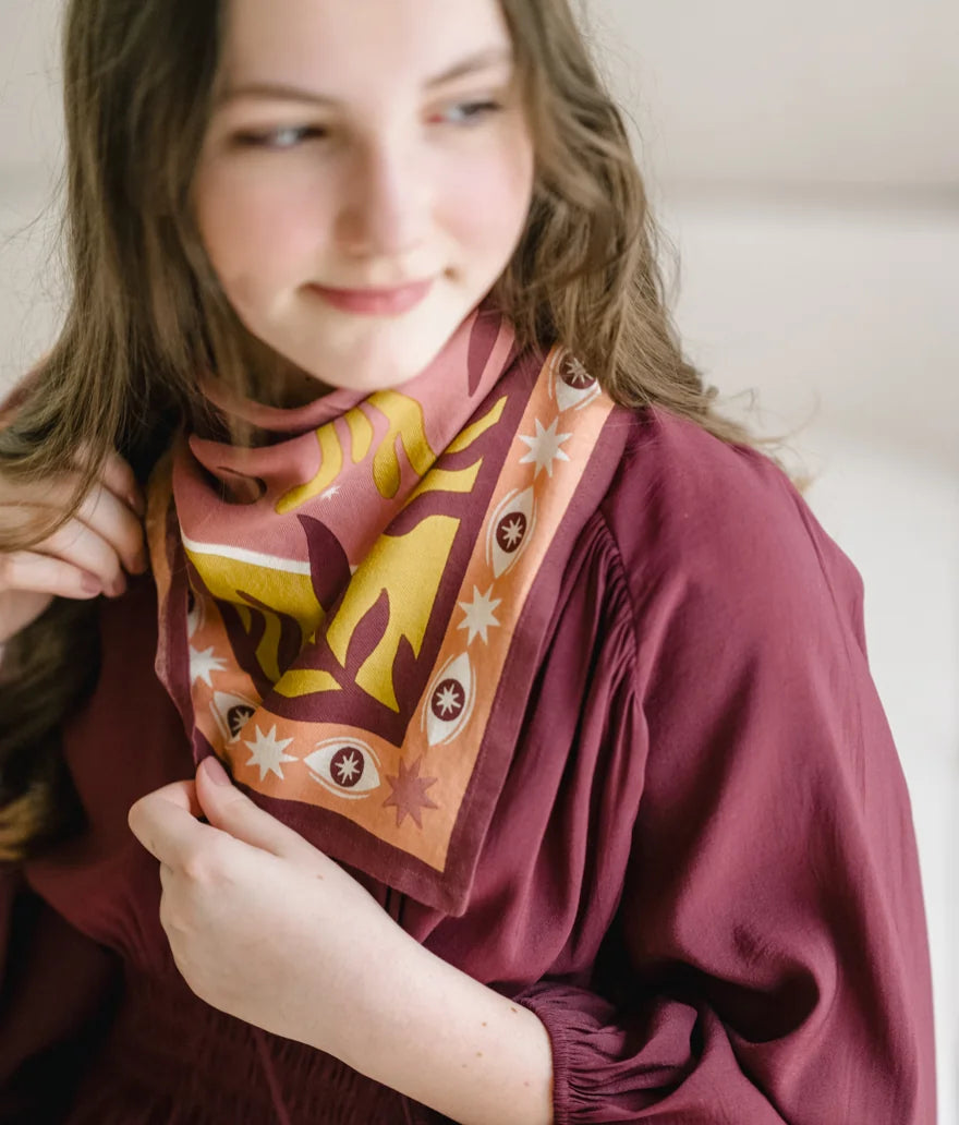 Foulard moyen - Women Power Pink