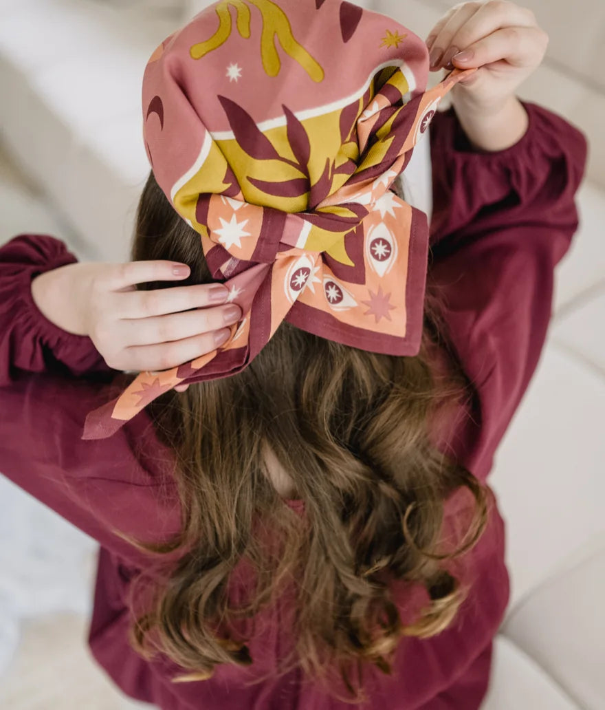 Foulard moyen - Women Power Pink