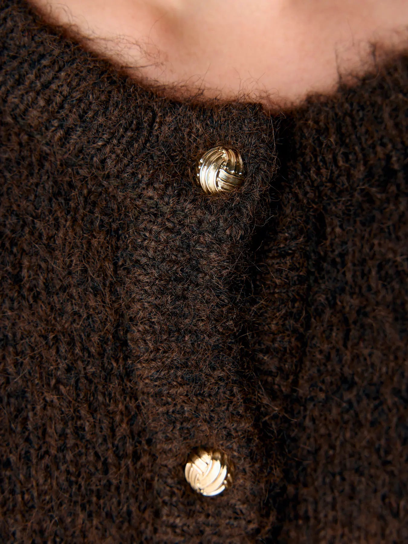 Cardigan Saggia Seal Brown