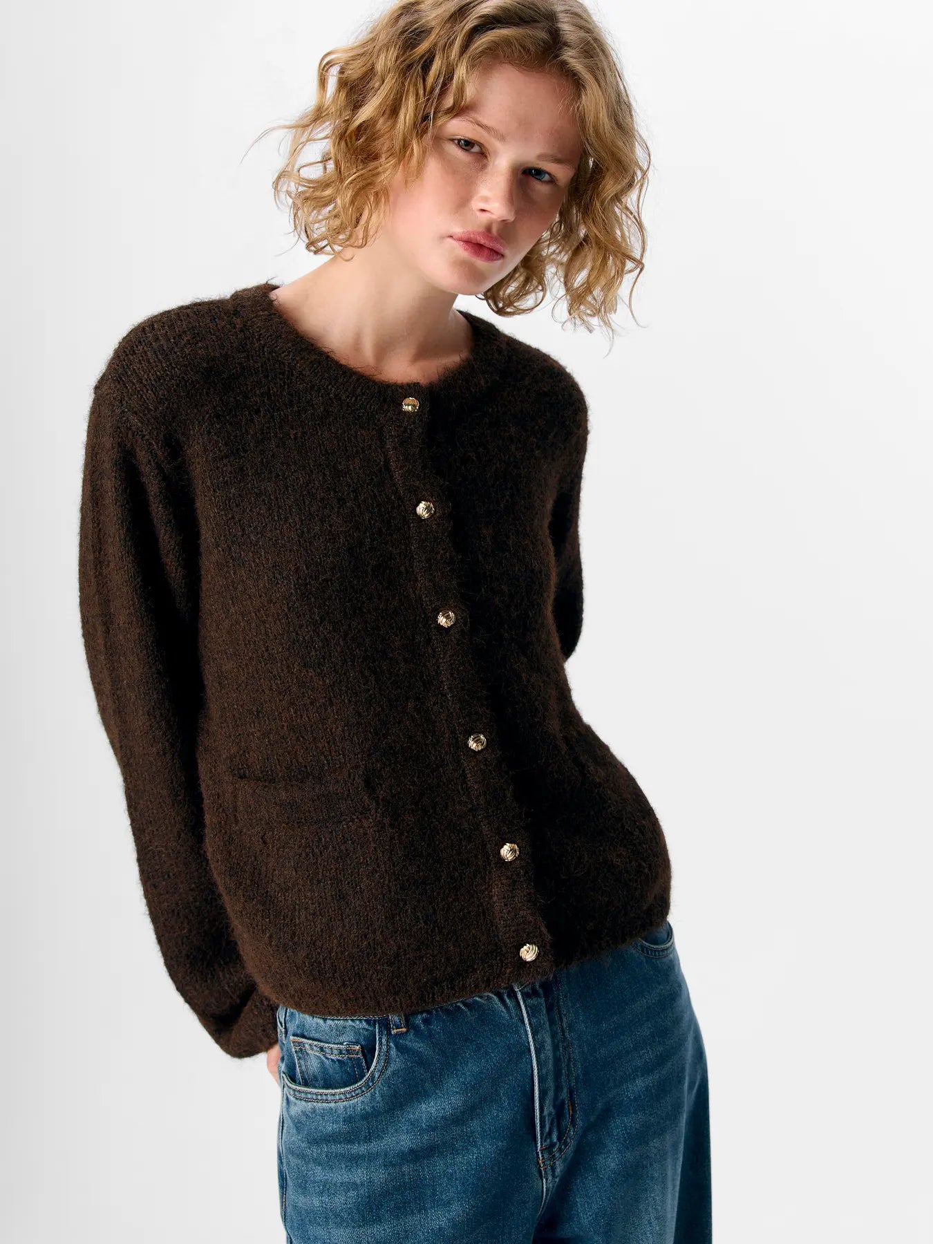 Cardigan Saggia Seal Brown