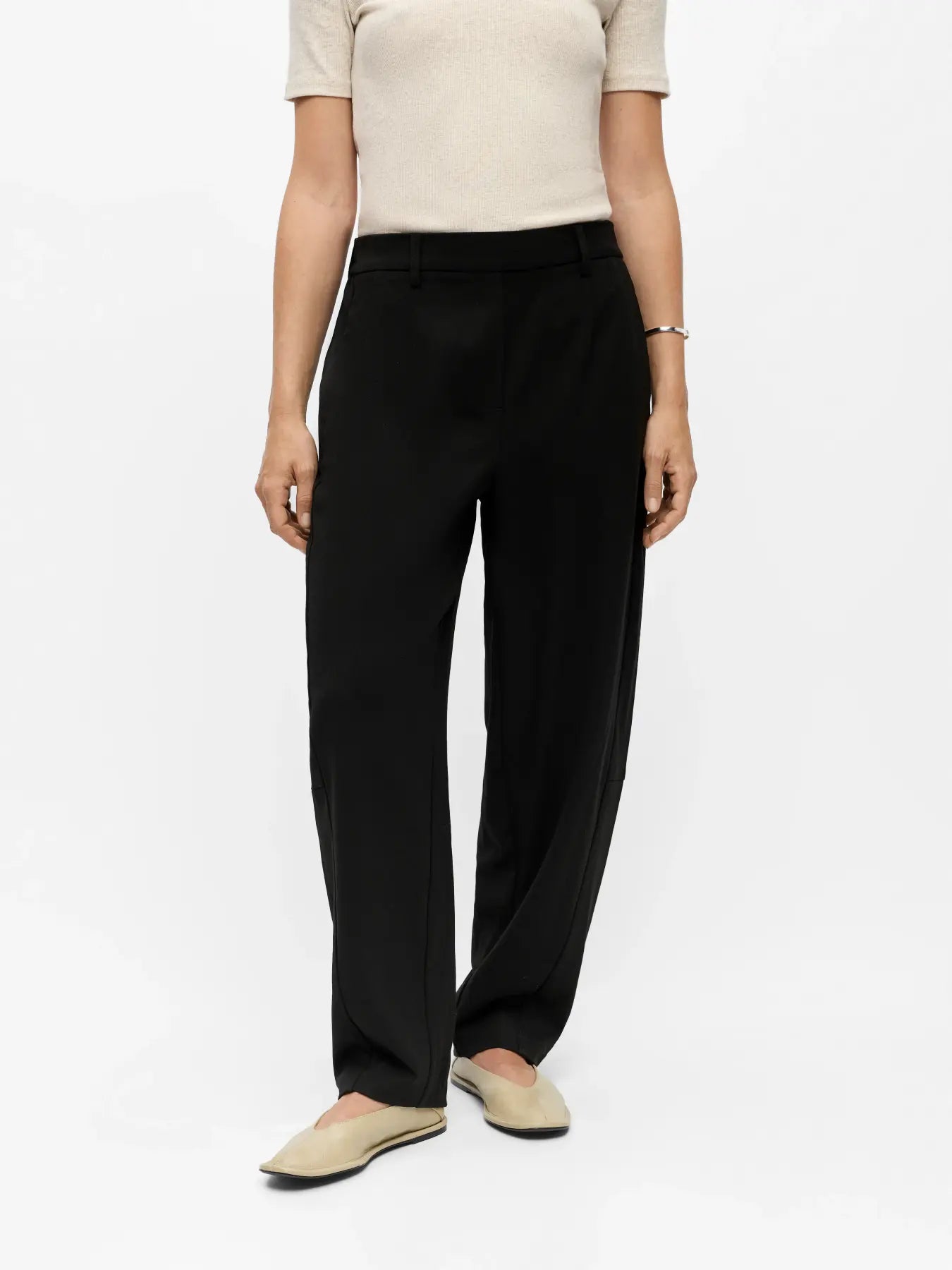 Pantalon Barrel Lisa Black