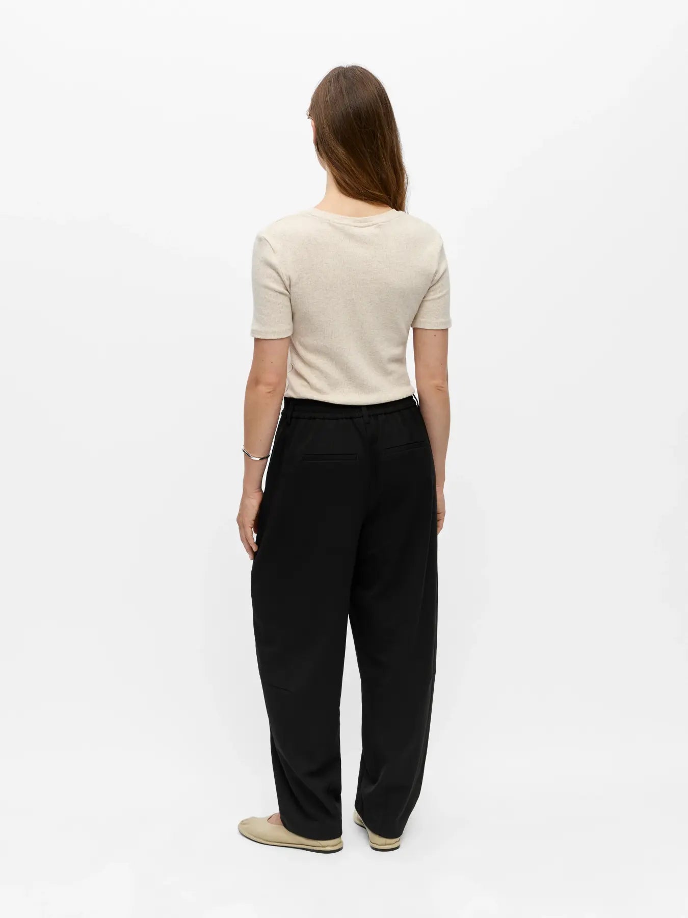 Pantalon Barrel Lisa Black