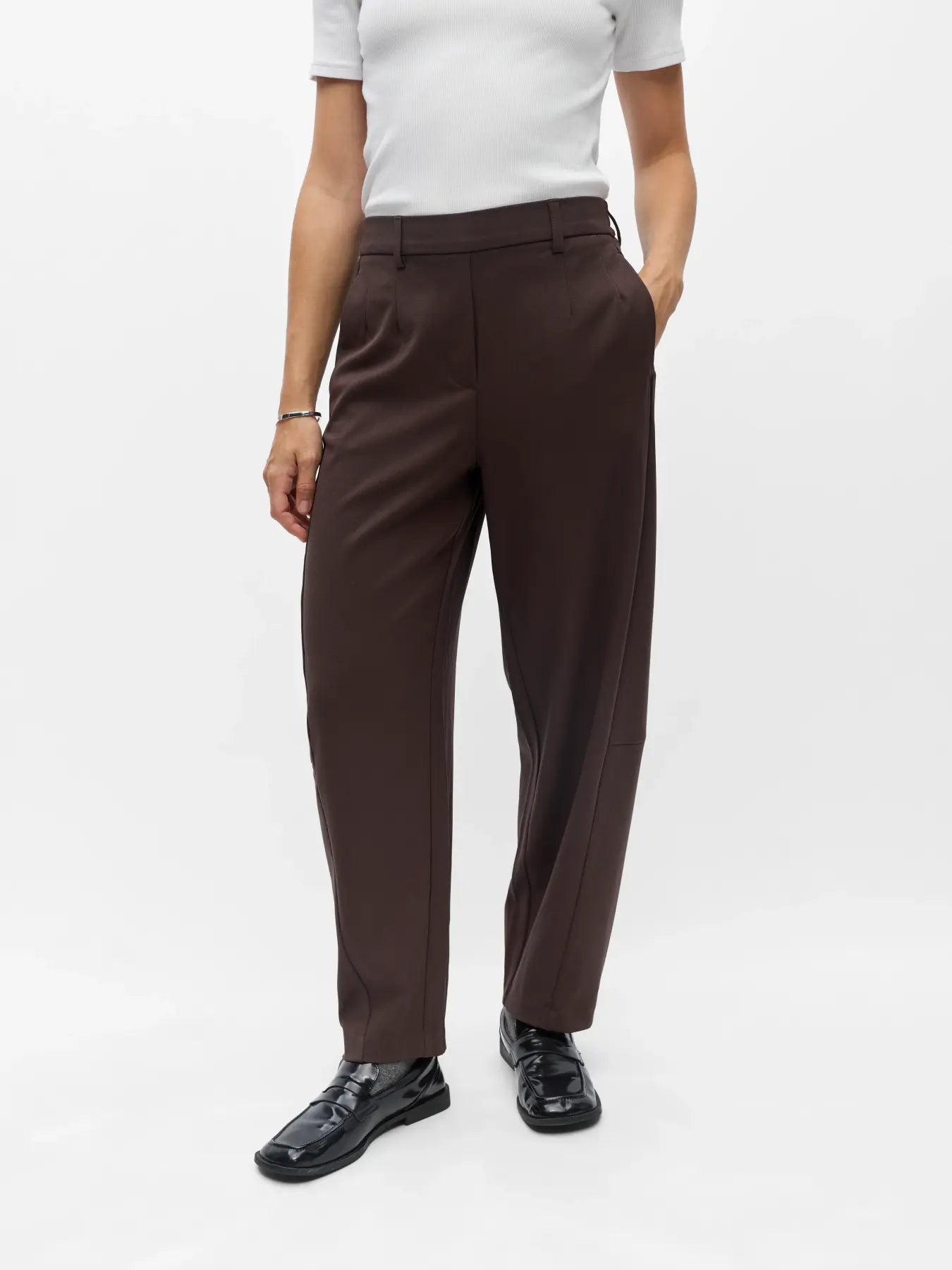 Pantalon Barrel Lisa Seal Brown